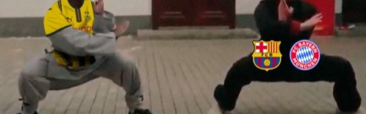 竞技宝网页版-好活当赏多特晒Speed对阵梁师傅，寓意6天3战：巴萨拜仁巴萨